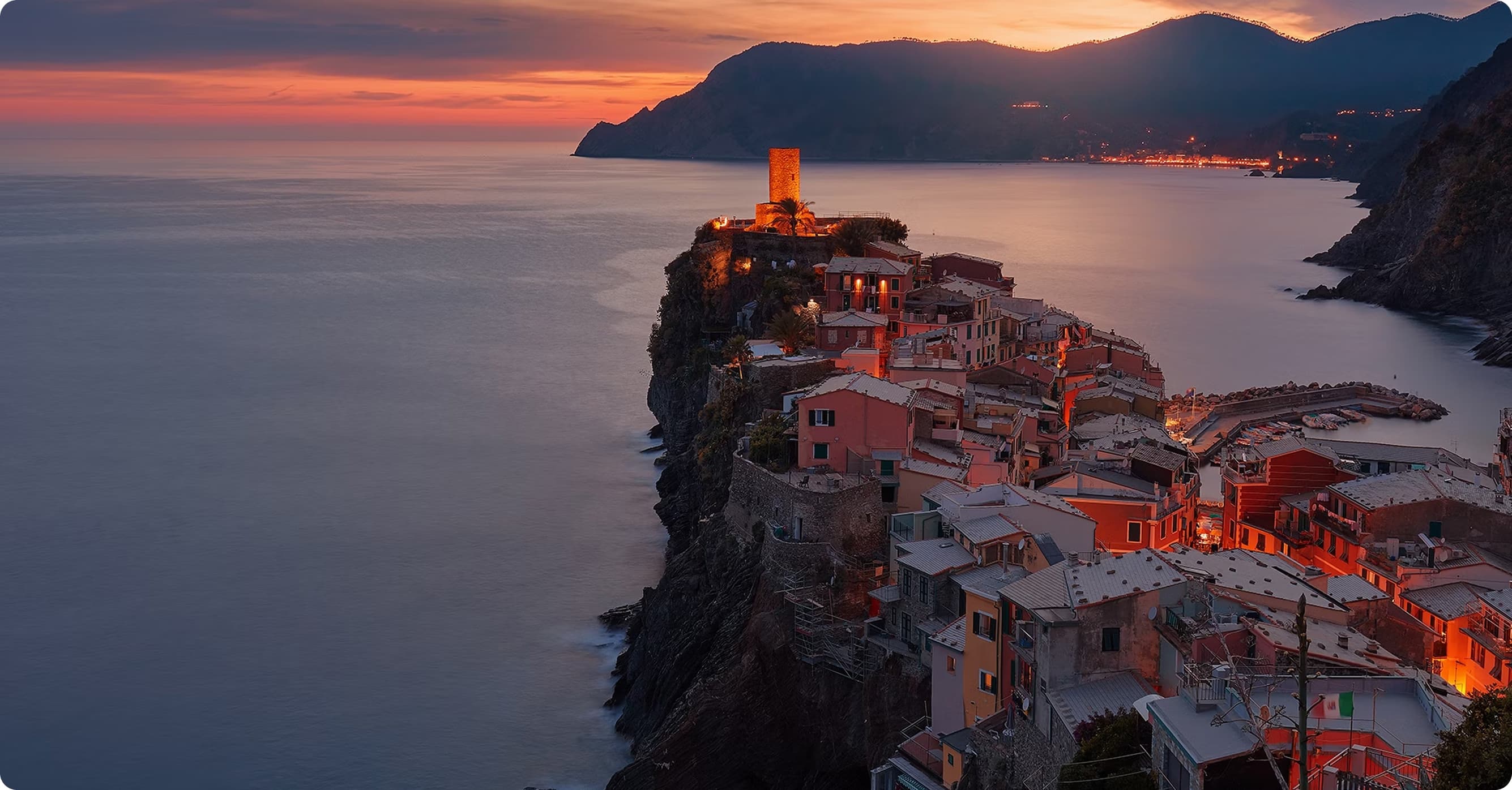 Coastal cliff city to explore